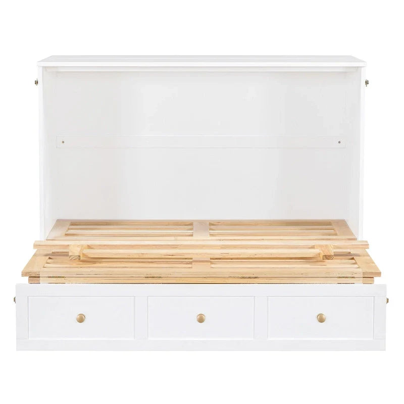 Cama Murphy de tamaño completo Nestfair con cajones grandes