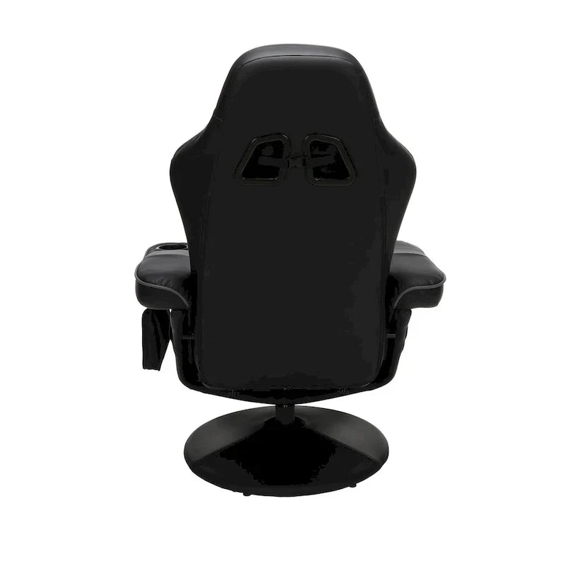 Sillón reclinable para videojuegos - Silla de juego reclinable con reposapiés