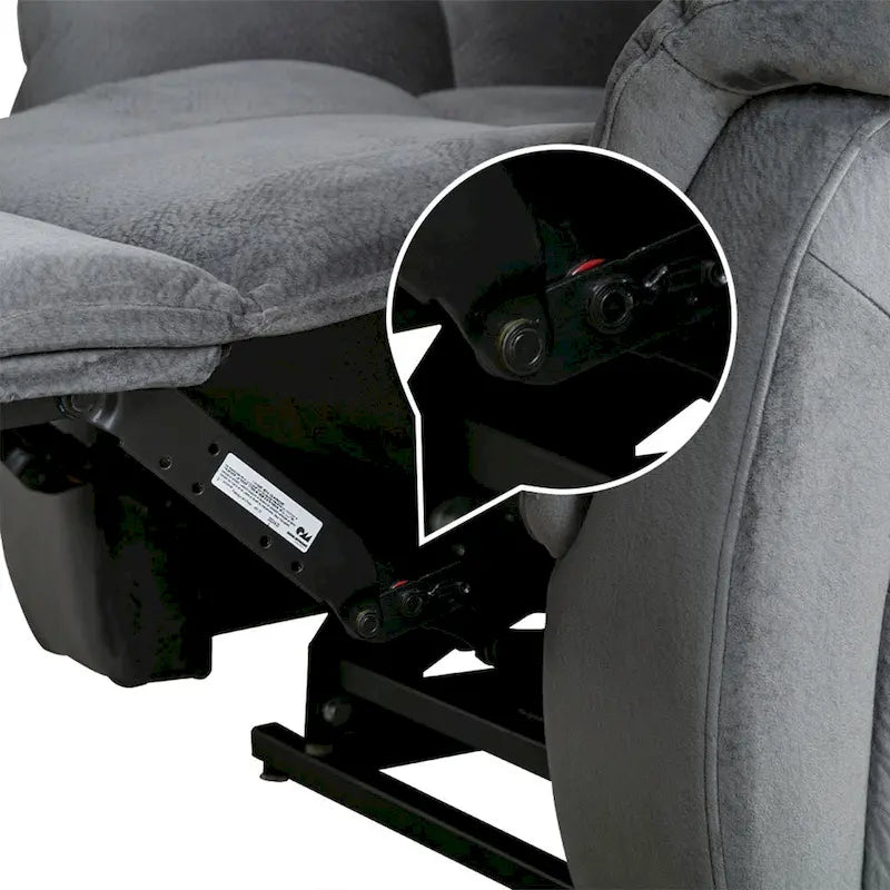 Sillón reclinable plano con función de elevación para personas mayores con masaje y calor