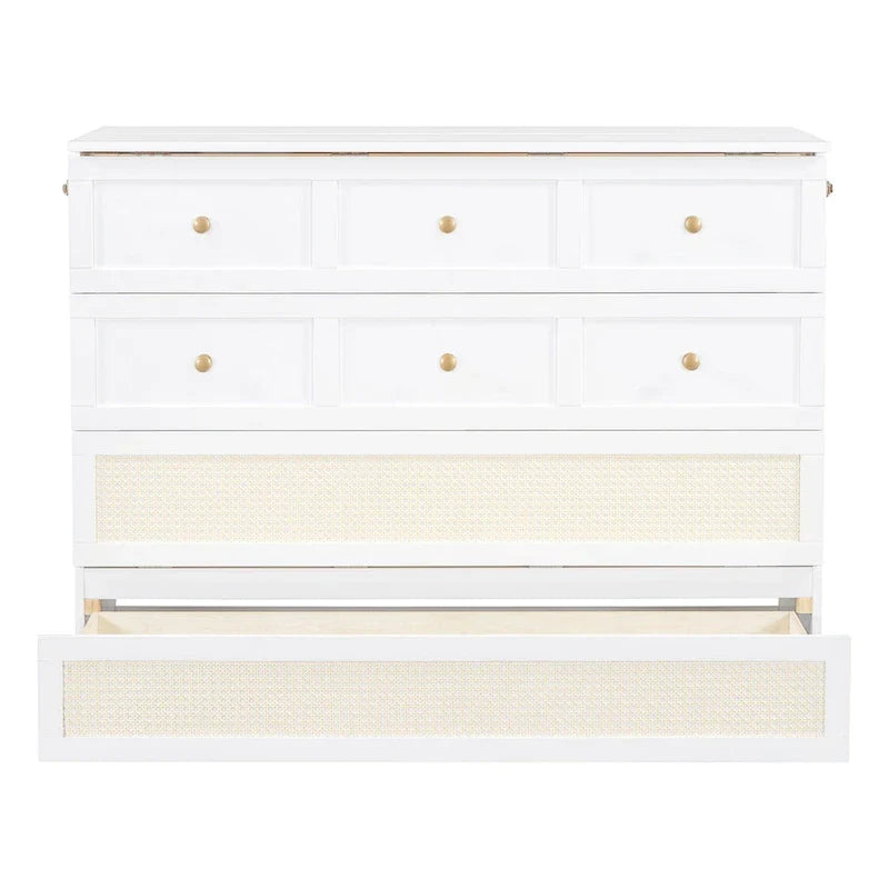 Cama Murphy de tamaño completo Nestfair con cajones grandes