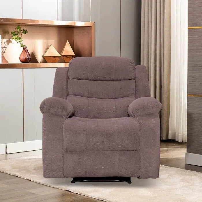 Sillón reclinable suave con función de masaje y calor