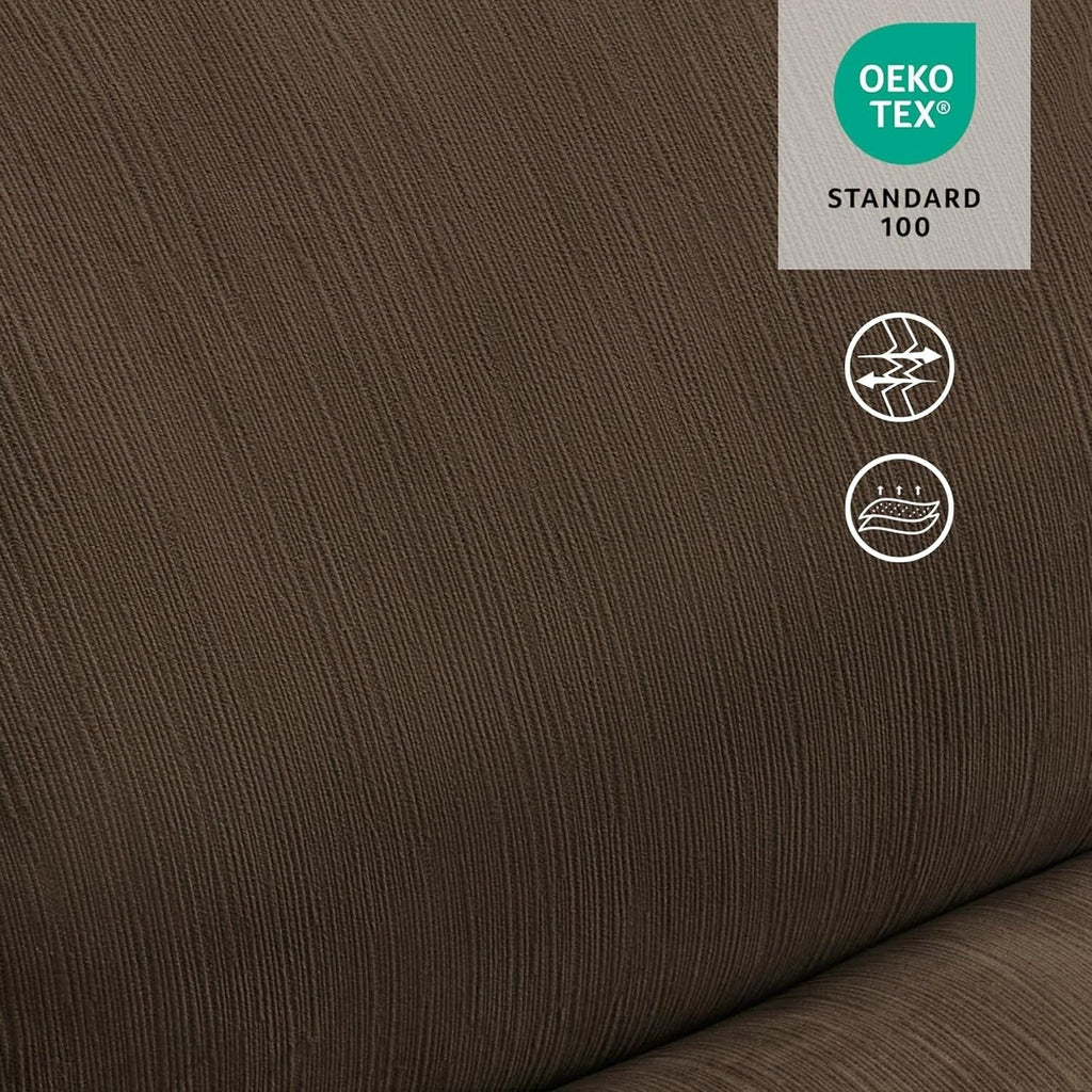 MCombo Sillón reclinable de balanceo eléctrico sin brazos con doble motor de gran tamaño, reclinable sin brazos, perfecto para sala de estar, tela PR607