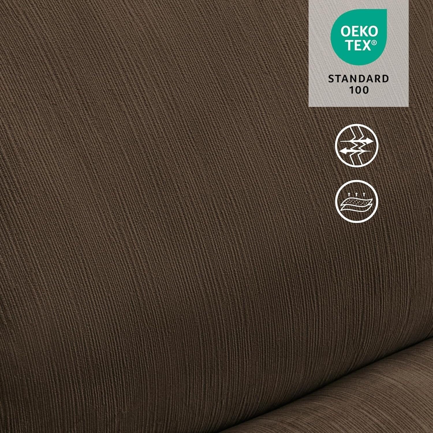 MCombo Sillón reclinable de balanceo eléctrico sin brazos con doble motor de gran tamaño, reclinable sin brazos, perfecto para sala de estar, tela PR607