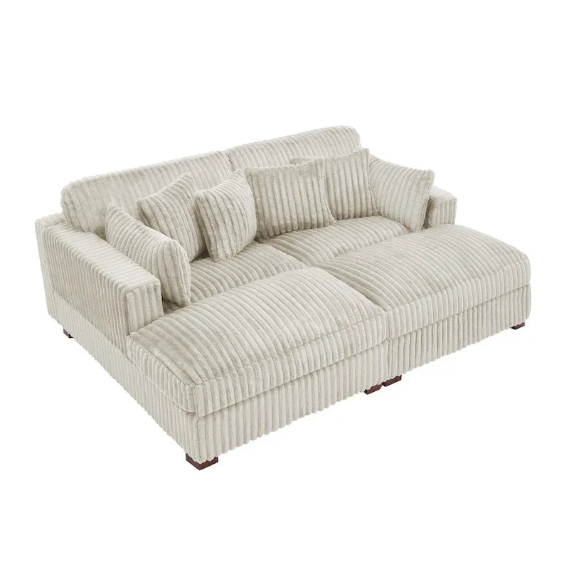 Sofá Modular Seccional de Tela para Salón y Dormitorio
