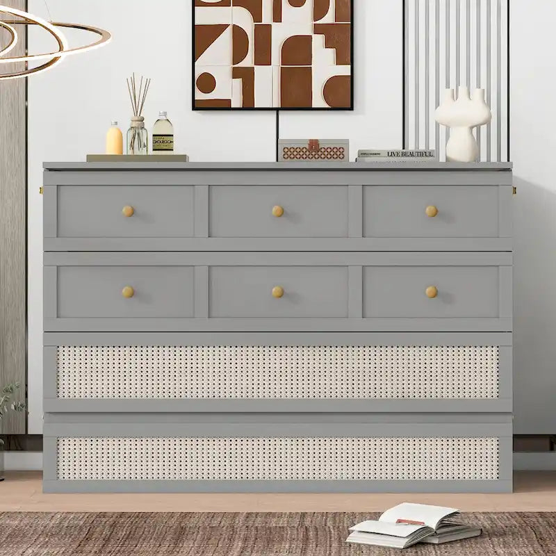 Cama Murphy de tamaño completo Nestfair con cajones grandes