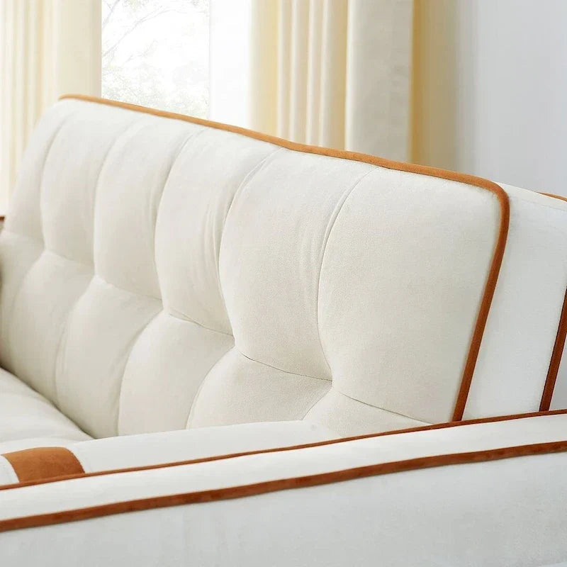 Sofá Cama Extraíble Multifuncional de Terciopelo con Respaldo Reclinable Ajustable con Almohadas - N/A
